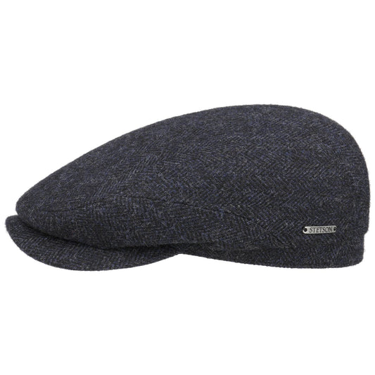 Driver Cap Herringbone Navy