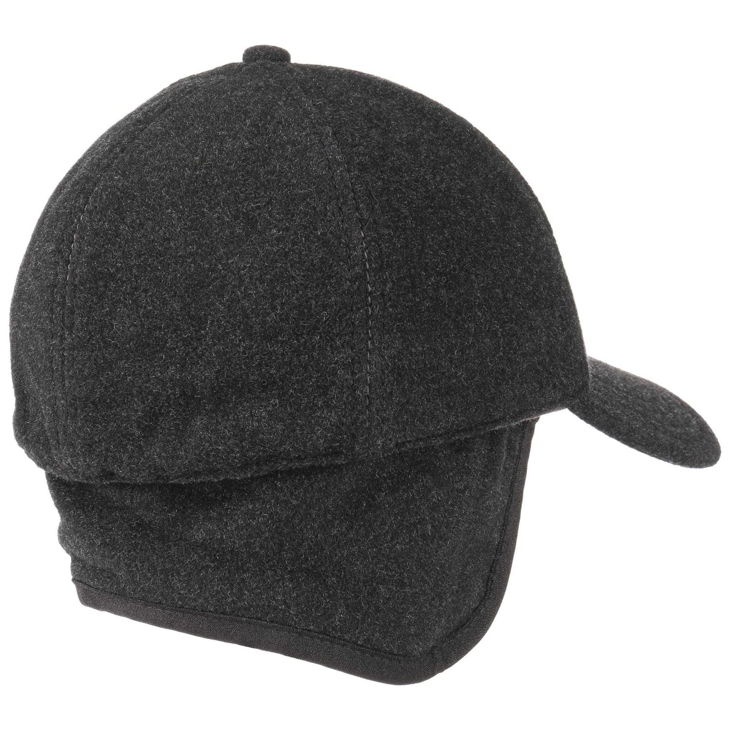 Baseball Cap Wool/Cashmere EF Grey