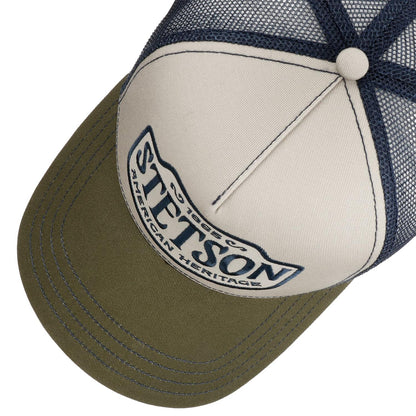 Trucker Cap Western Patch Blue/Green