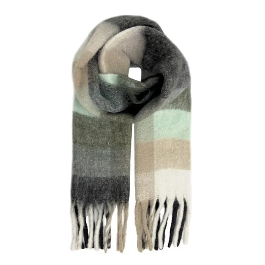 Winterscarf Checks Anthracite