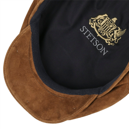 Driver Cap Goat Suede Cognac
