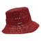 Paperstraw Bucket Johanna Ruby Red
