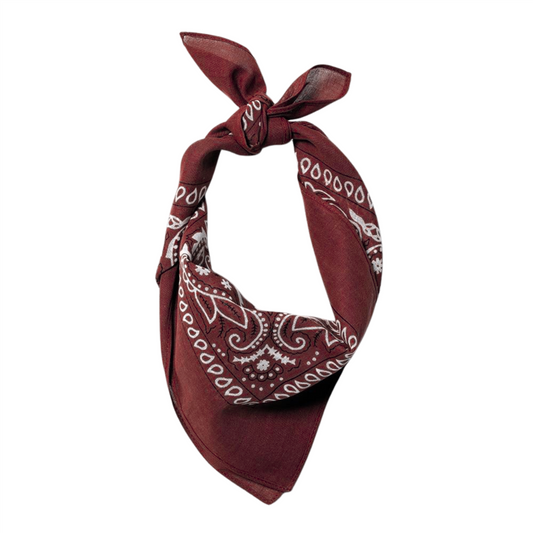 Bandana Burgundy/Brown
