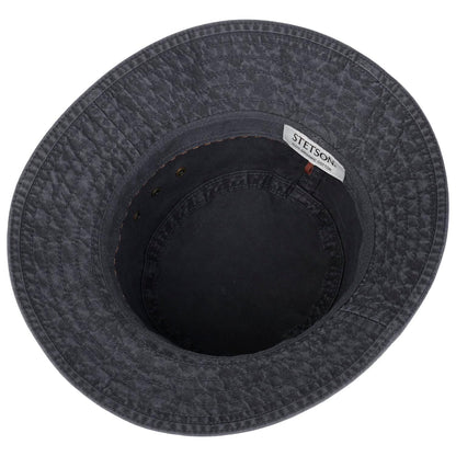 Bucket Organic Cotton Wide Blue