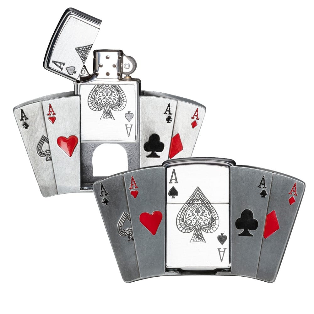 Beltespenne Poker med Lighter