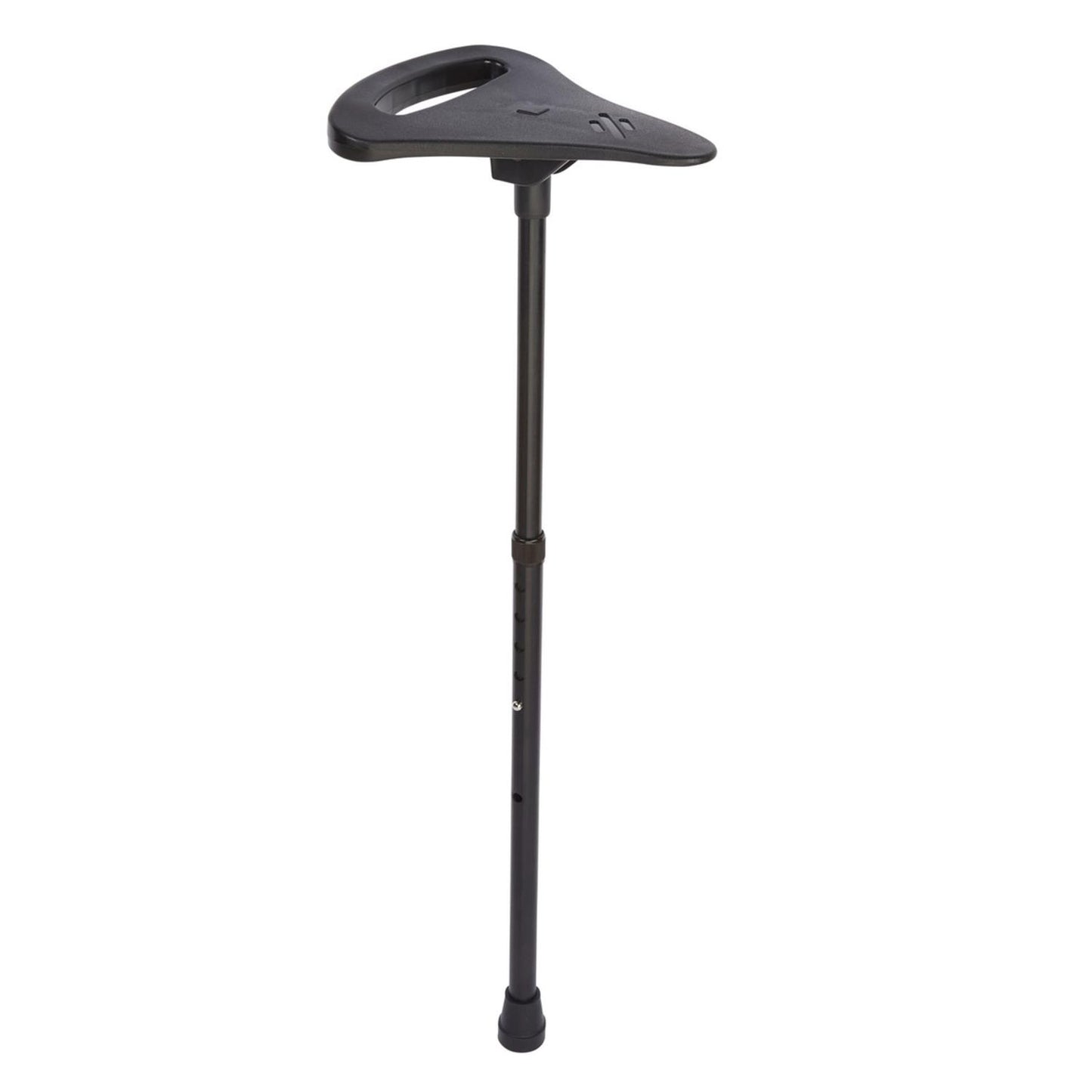Black Adjustable Sittestokk