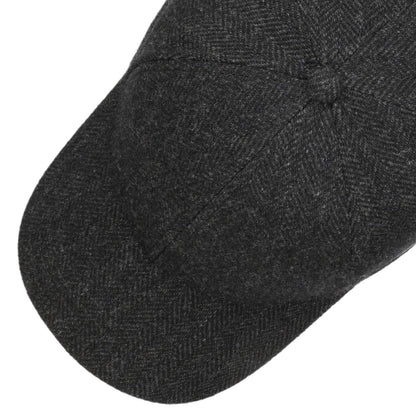 Baseball Wool Herringbone Dark Grey