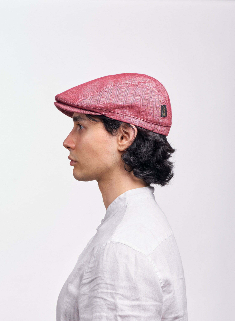 Herringbone Sixpence Bordeaux