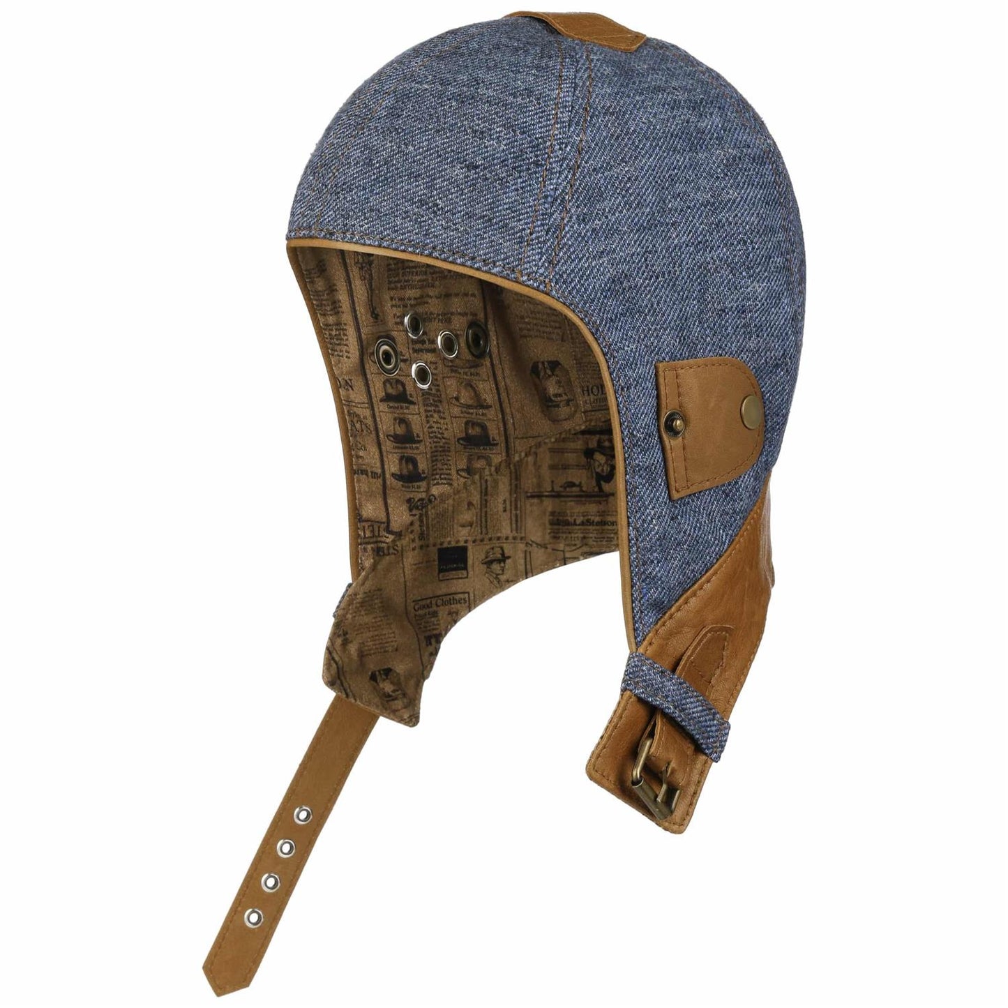 Convertible Cap Linen/Lamb Nappa