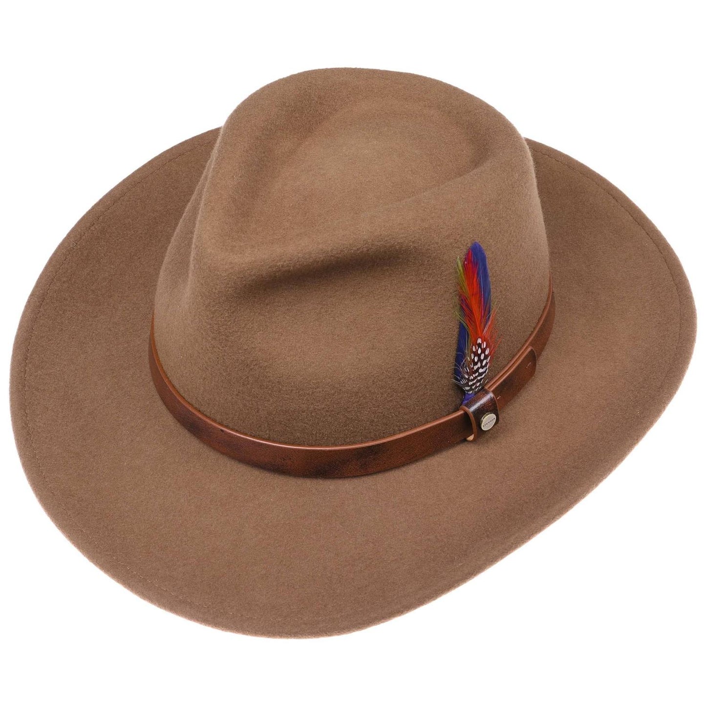 Laredo Western Woolfelt Brown