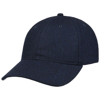 Baseball Cap Wool/Casmere/Silk Blue