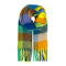 Winterscarf Checks Royal Blue