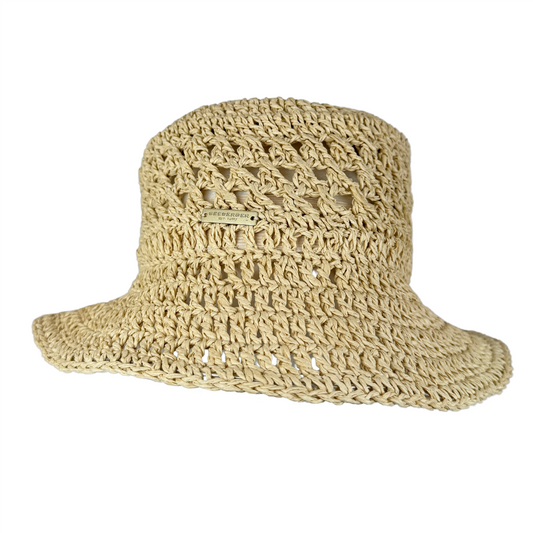 Paperstraw Bucket Johanna Linen