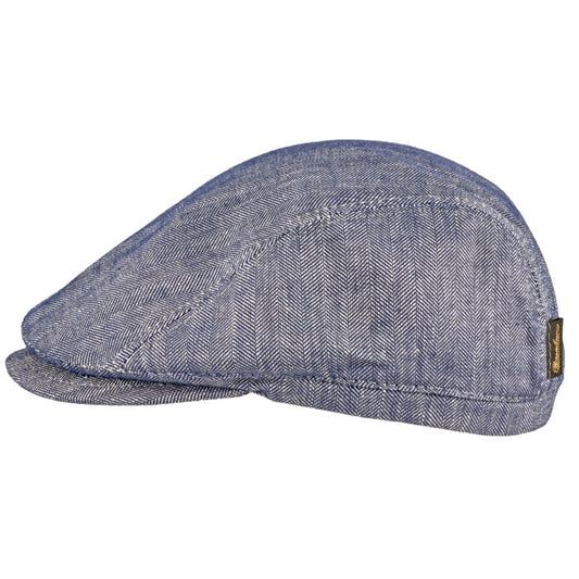 Herringbone Sixpence Blue