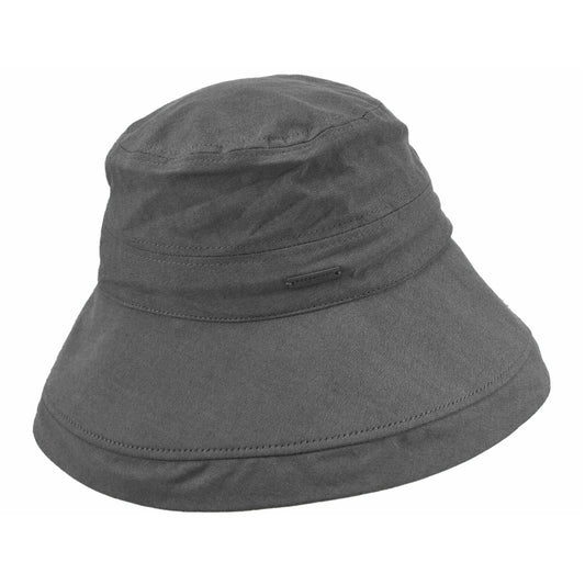 Chambray Cloche Black