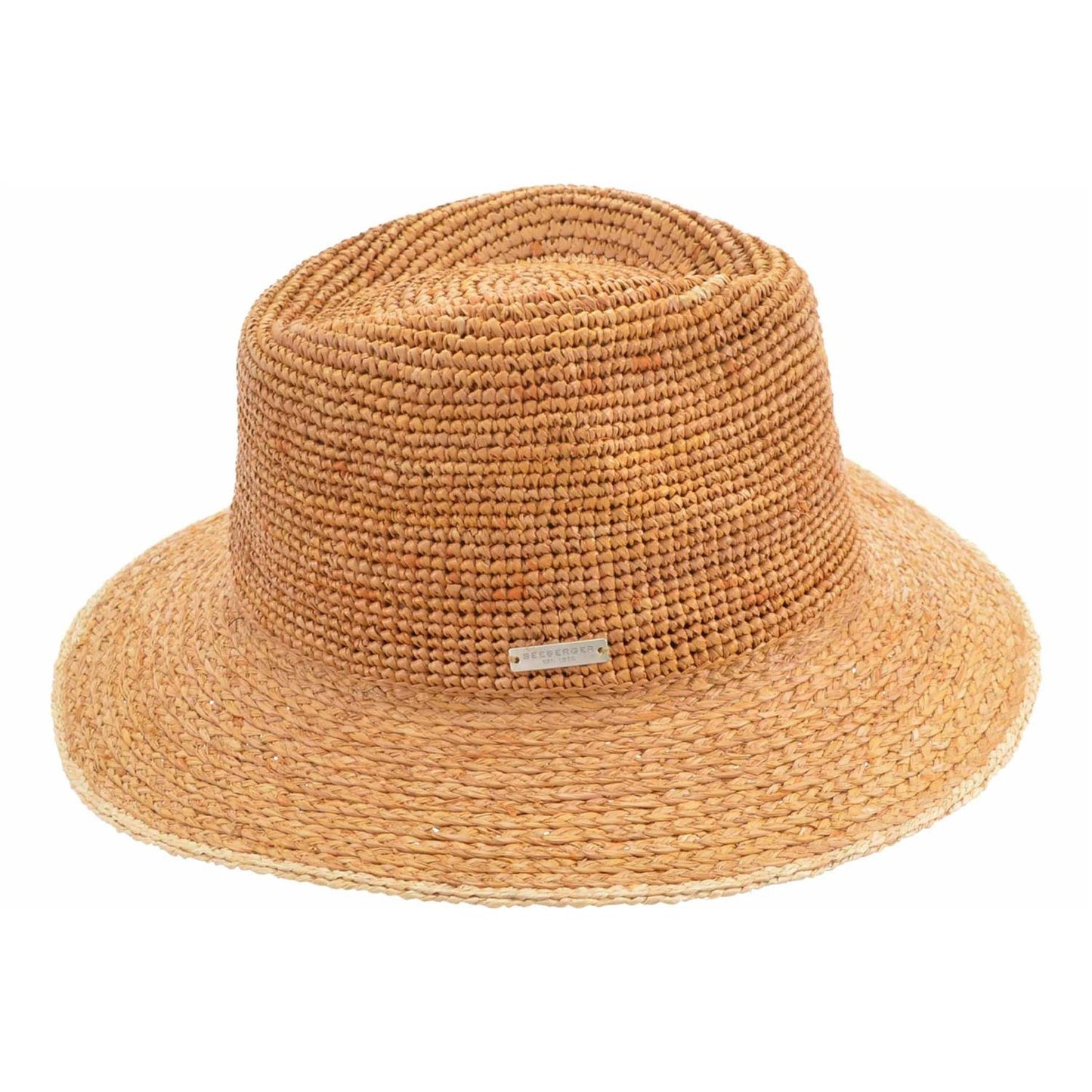Gia Raffia Fedora Sand/Linen
