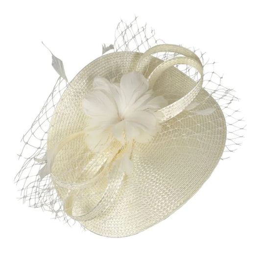 Sia Fascinator Ivory