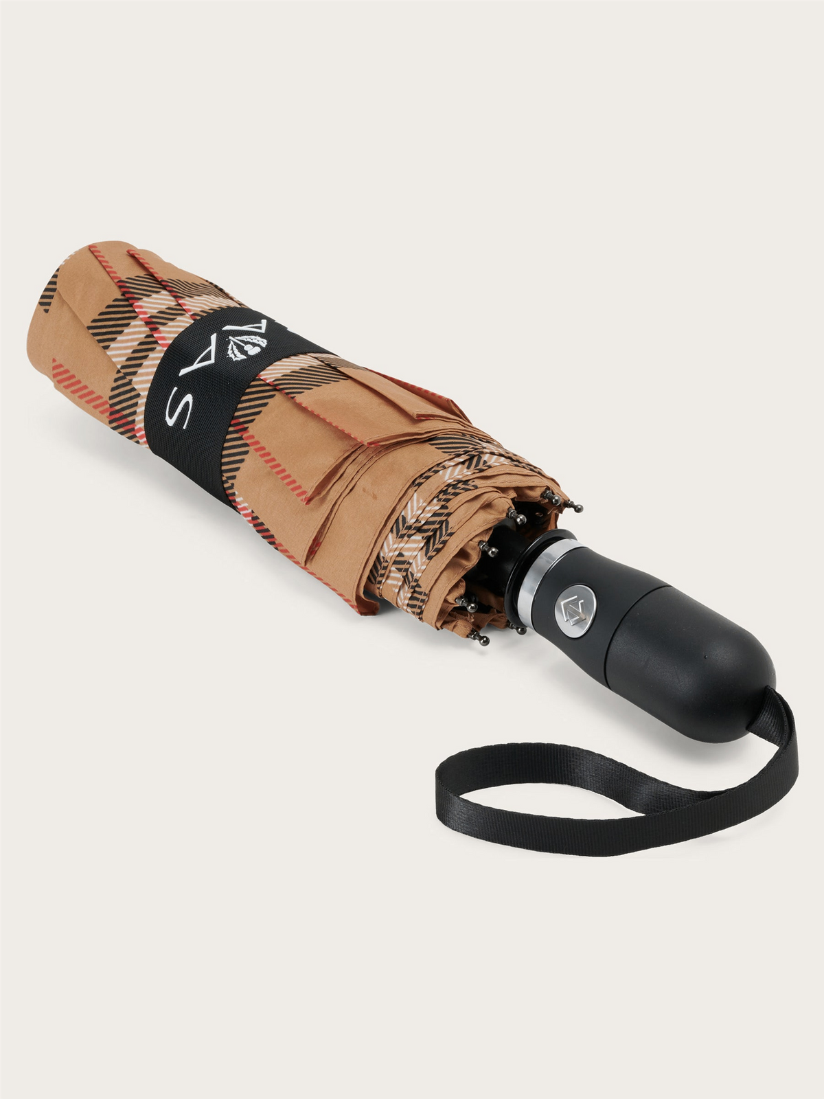 Umbrella Jumbo  Compact Automatic Plaid Pattern