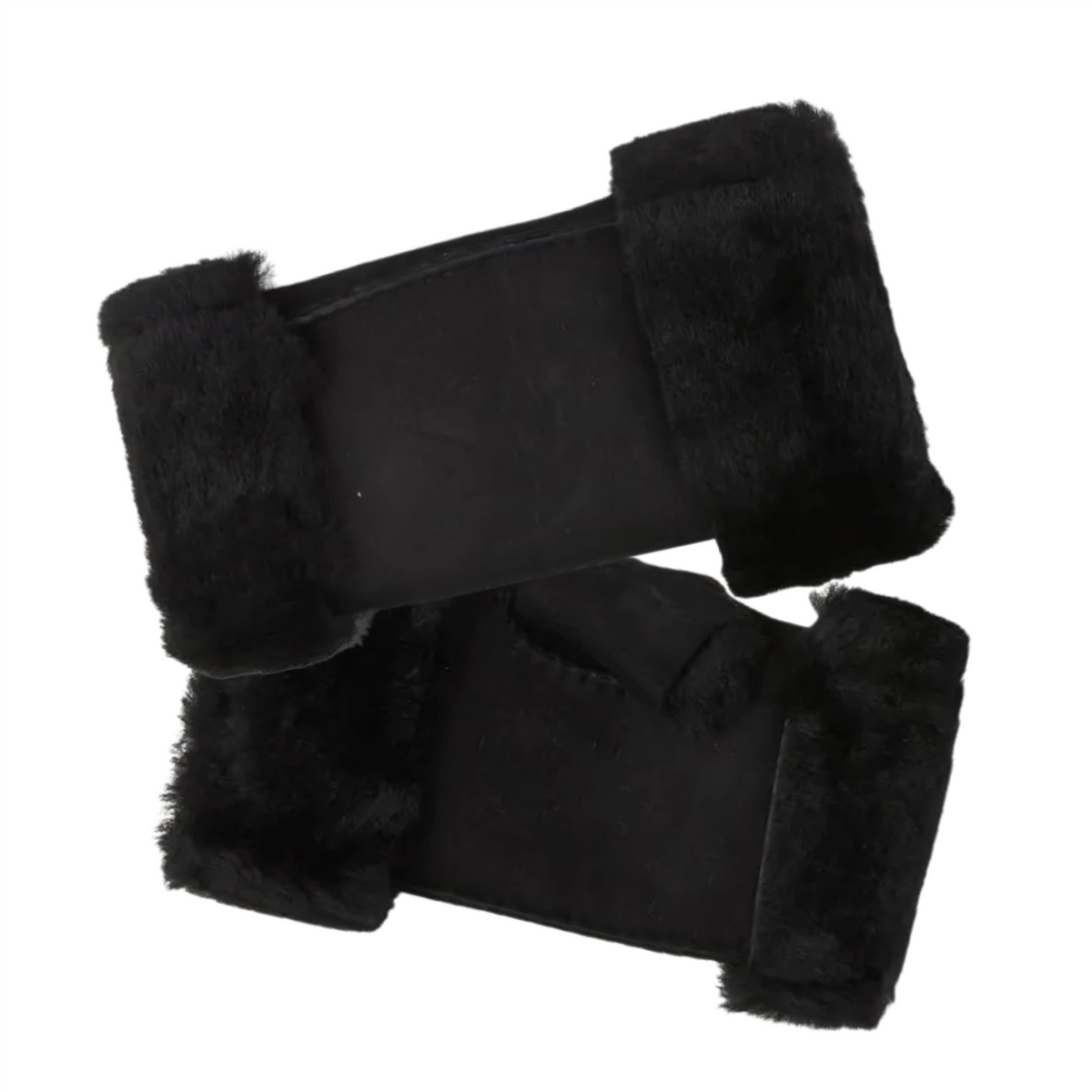 Shearling Cuffs Black
