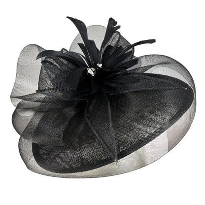 Solveig Fascinator Black