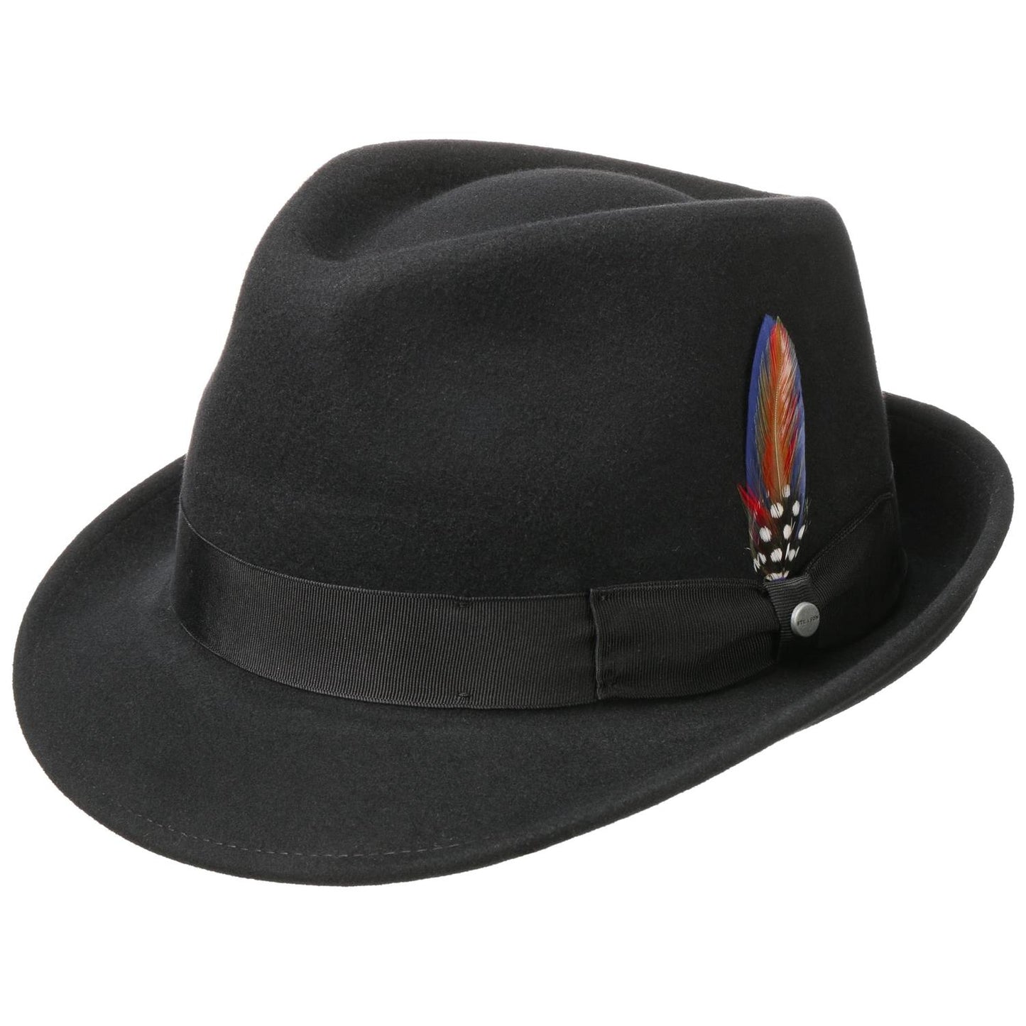 Elkader Fedora Woolfelt Black