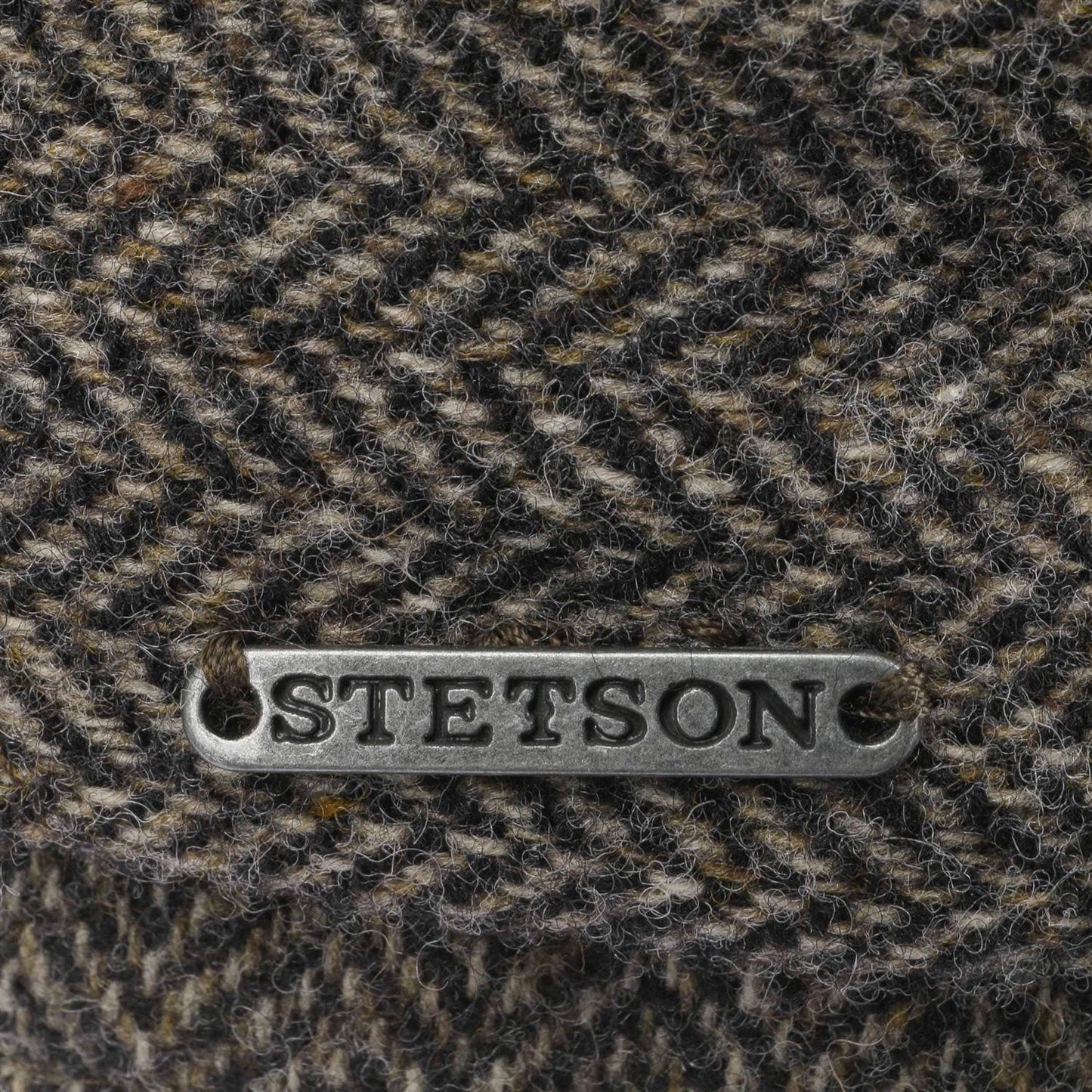 Driver Cap Herringbone Grey