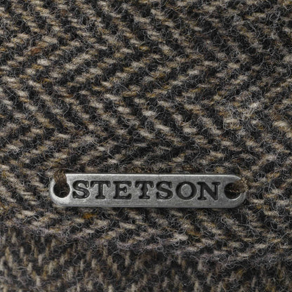 Driver Cap Herringbone Grey