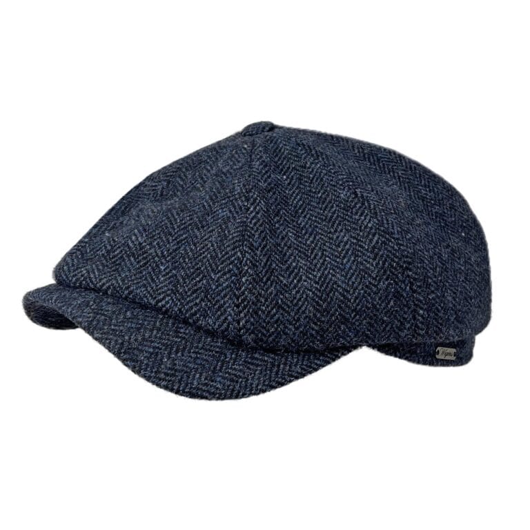 Newsboy Classic Herringbone Cap Navy