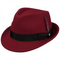 Elkader Fedora Woolfelt Dark Chili