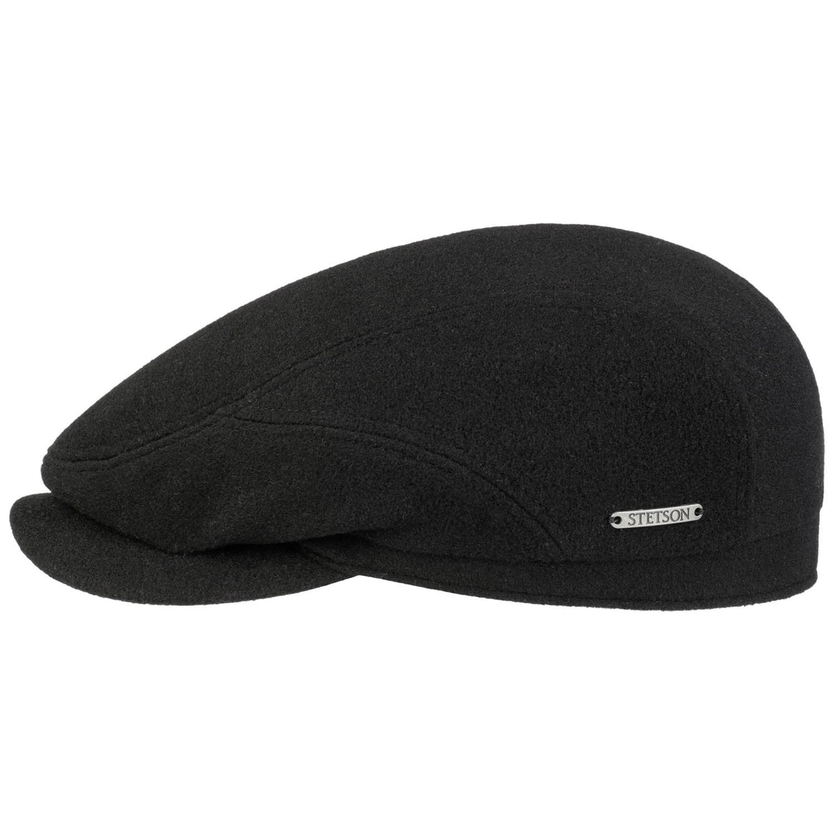 Driver Cap Wool/Cashmere Black