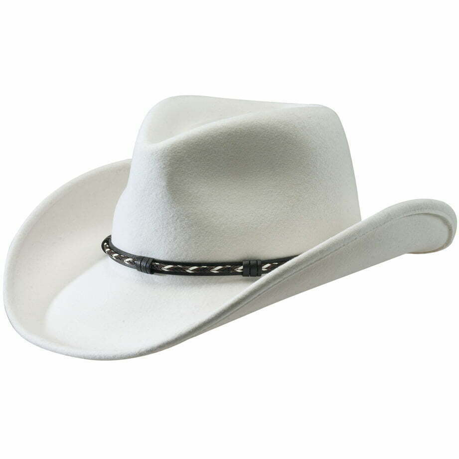 Amasa Western Vitafelt White