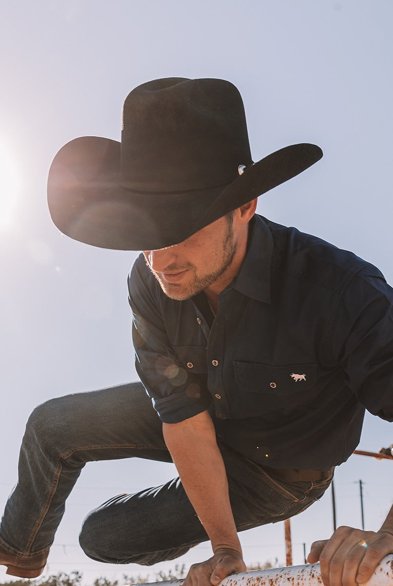 Carson Hat Western Black