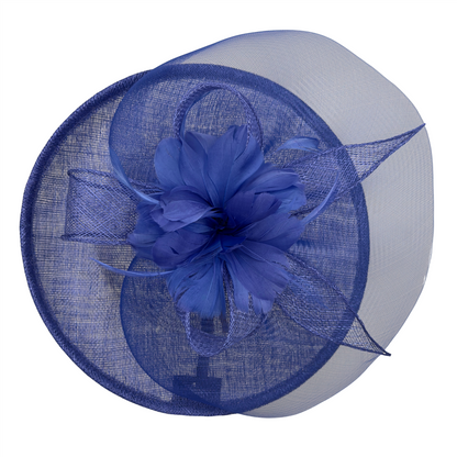 Solveig Fascinator Cobalt