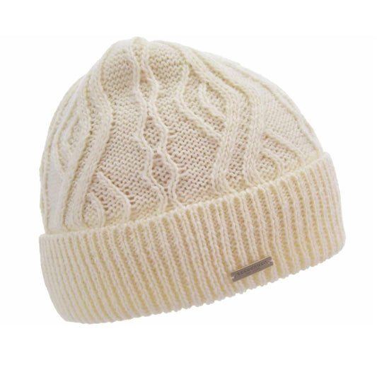 Knitted Beanie Cable Off-White