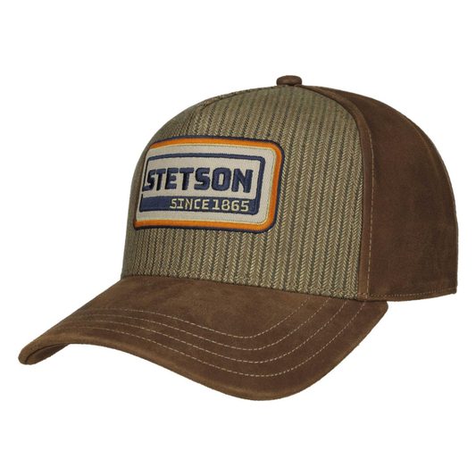 Trucker Cap Cotton Linen Stripe