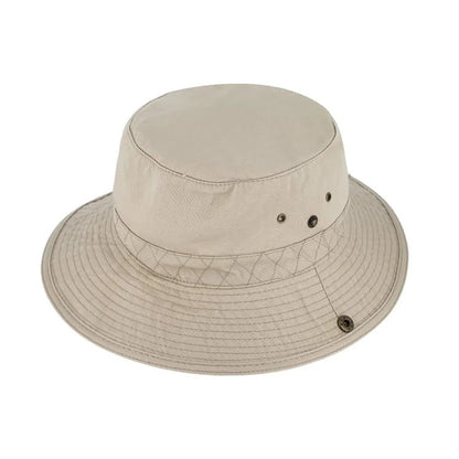 Bucket Cotton m/hakereim Beige