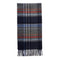 Lambswool Checked Winterscarf Grey/Blue
