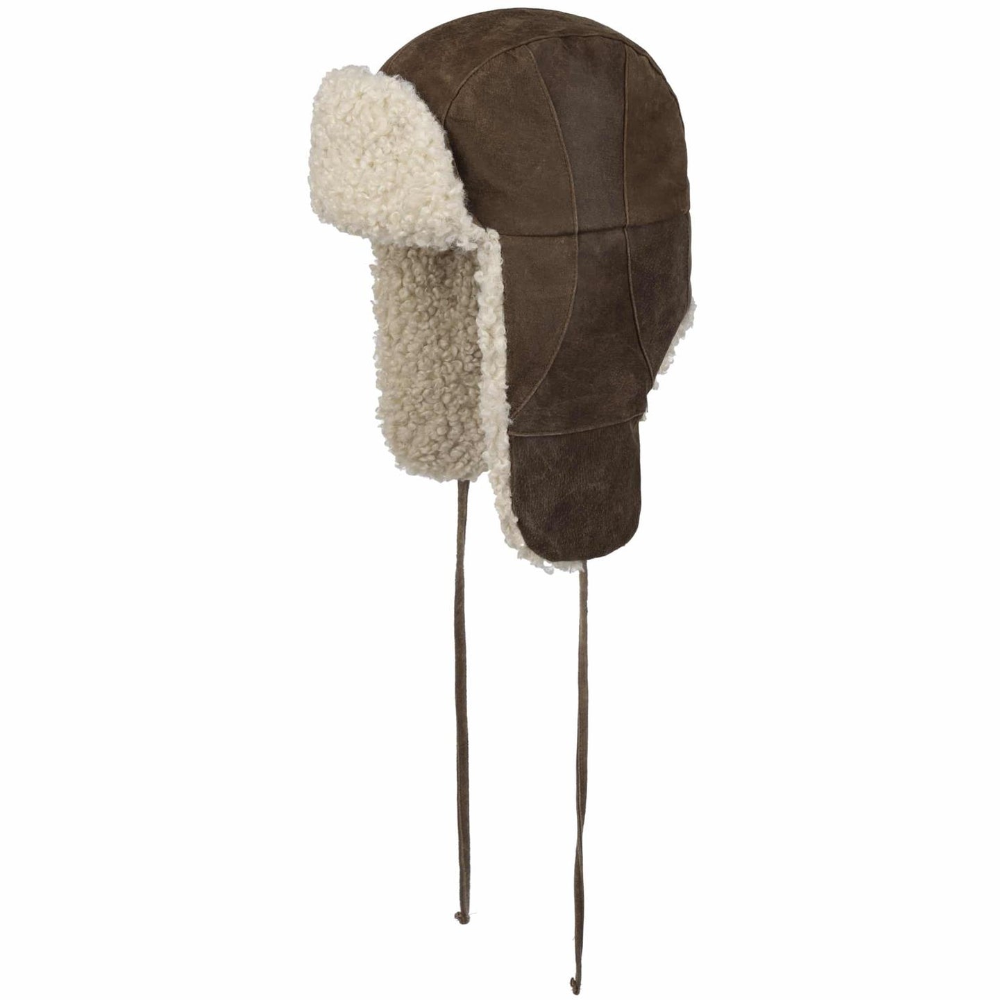 Bomber Cap Waxed Pigskin Brown