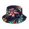 Bucket Flower Navy Blue