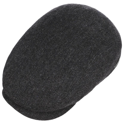 Driver Cap Herringbone Dark Grey