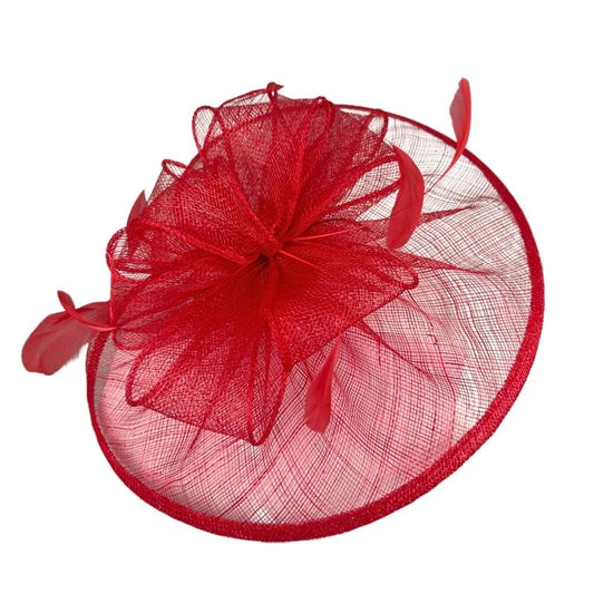 Hermine Fascinator Poppy