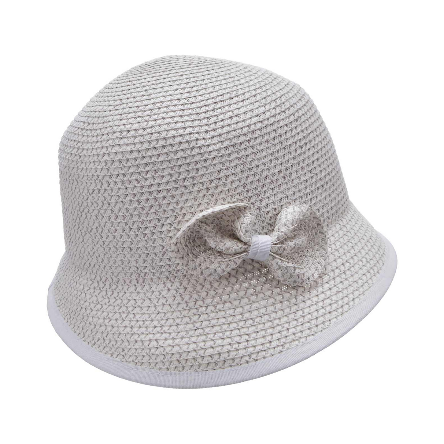 Alice Paper Braid White/Smoke Grey