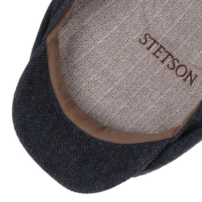 Driver Cap Herringbone Navy