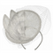 Belinda Fascinator Smoke Grey