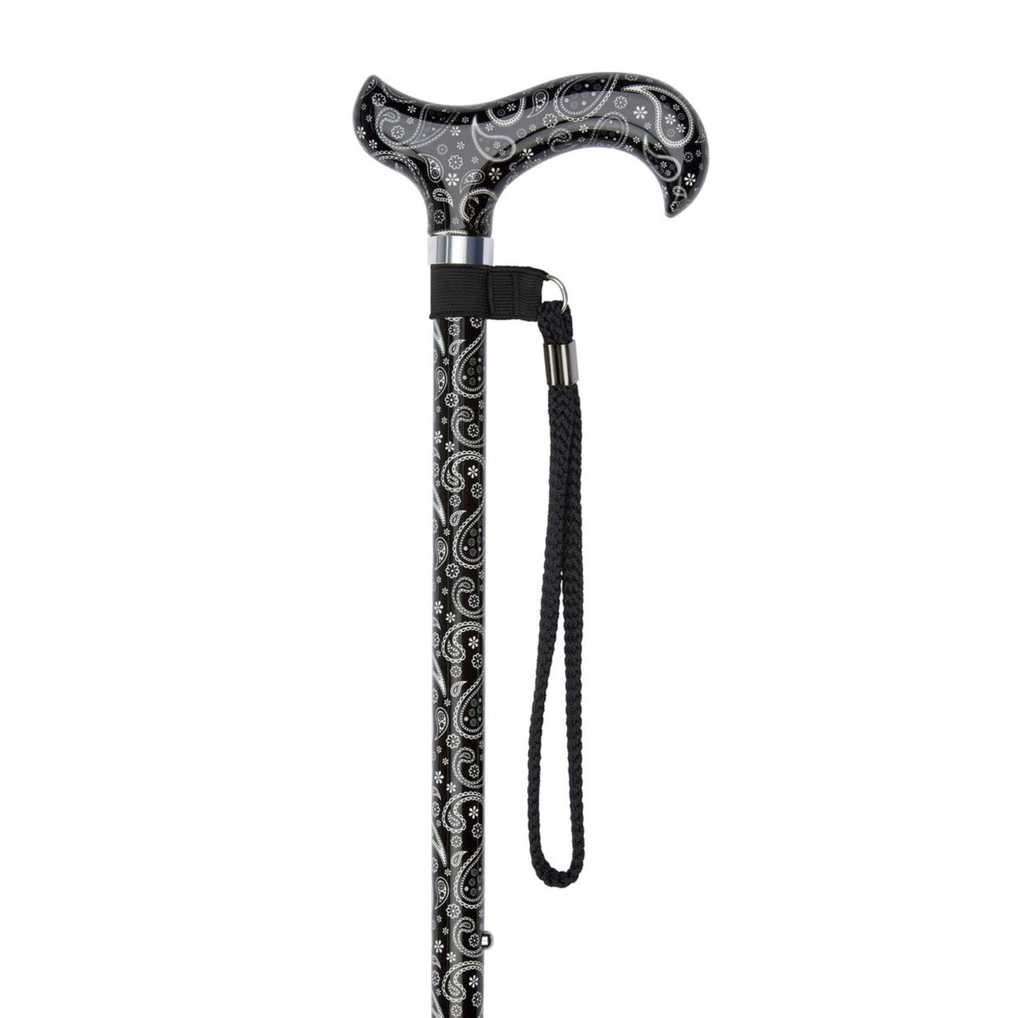 Black Paisley Pattern Adjustable