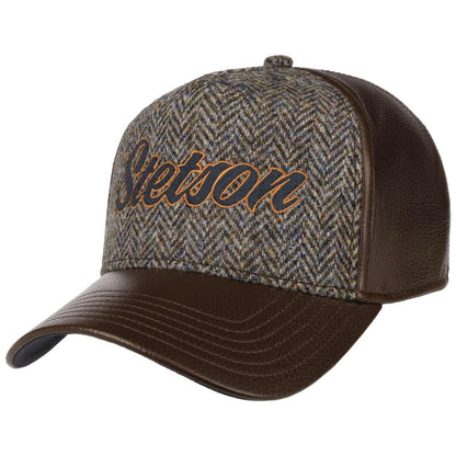 Trucker Lamb Nappa Harris Tweed