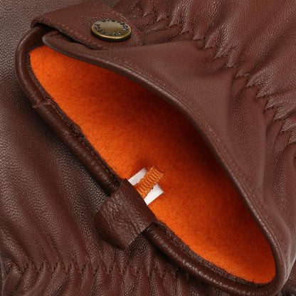 Gloves Goat Nappa Conductive Brown