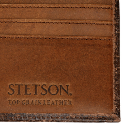 Hair-On-Hide Concho Leather Bi-fold Wallet