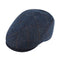 Flat Cap i Shetland Wool Navy Blue
