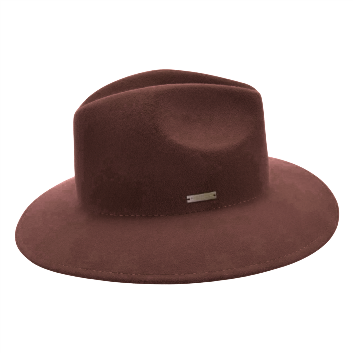 Woolfelt Fedora Nutmeg Brown